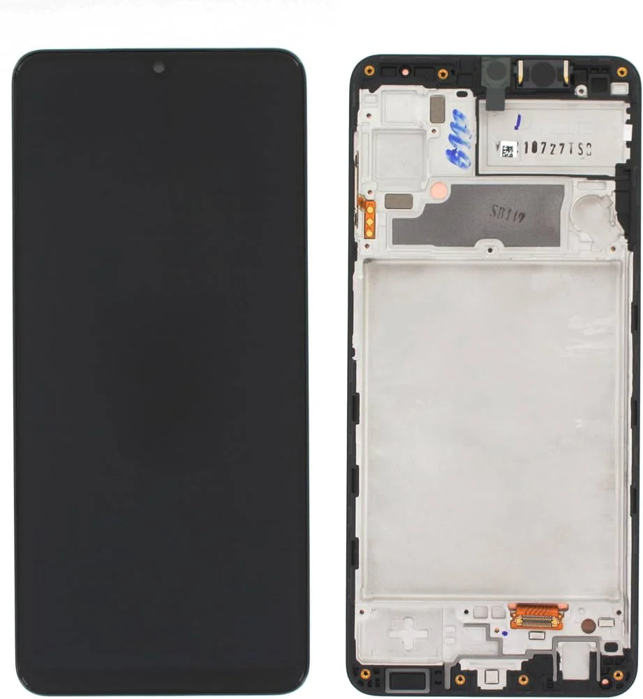 Lcd Display Combo Folder with Frame for Samsung Galaxy A22 4G Black