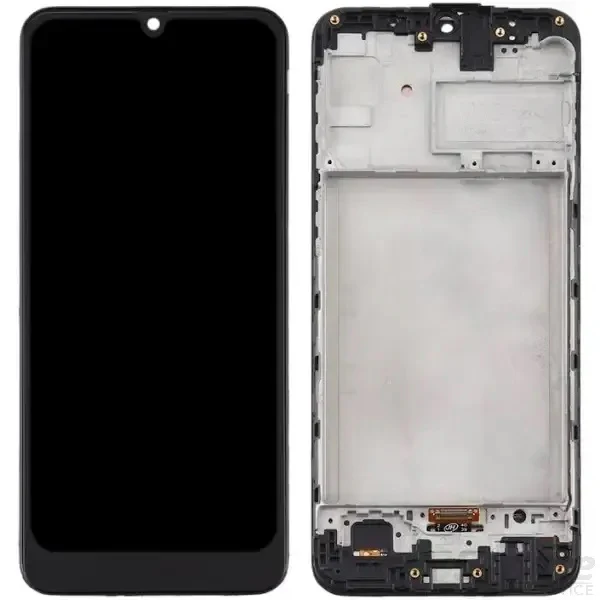 Lcd Display Combo Folder with Frame for Samsung Galaxy M30 Black