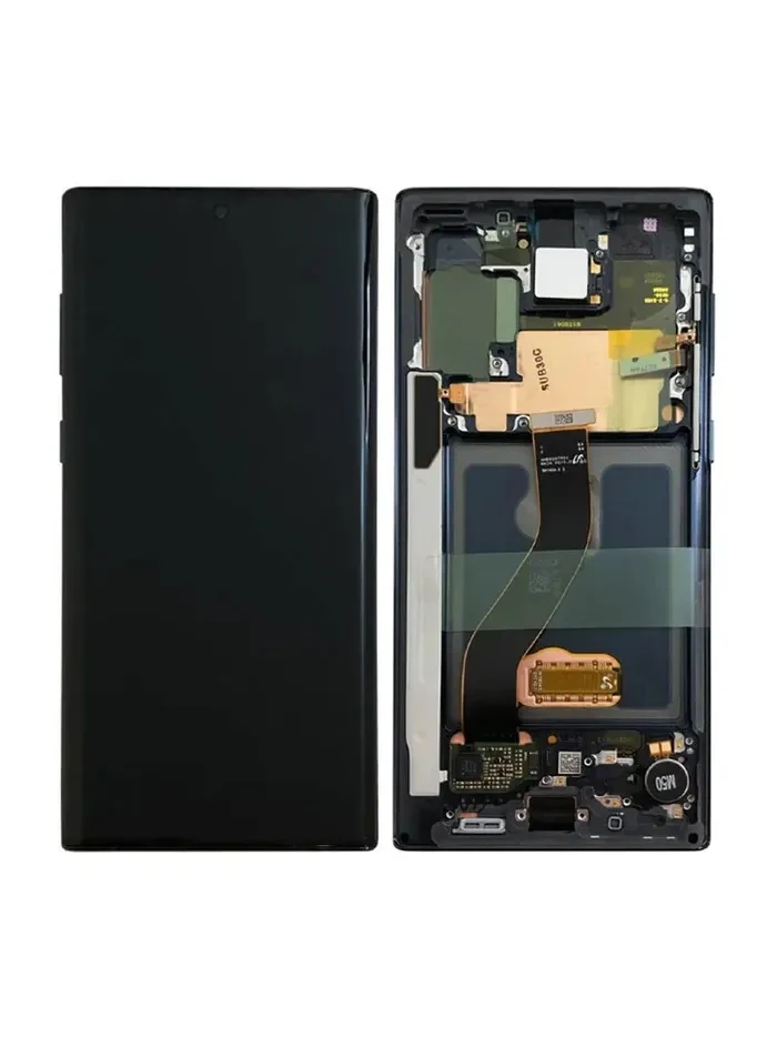 Lcd Display Combo Folder with Frame for Samsung Galaxy Note 10 Black