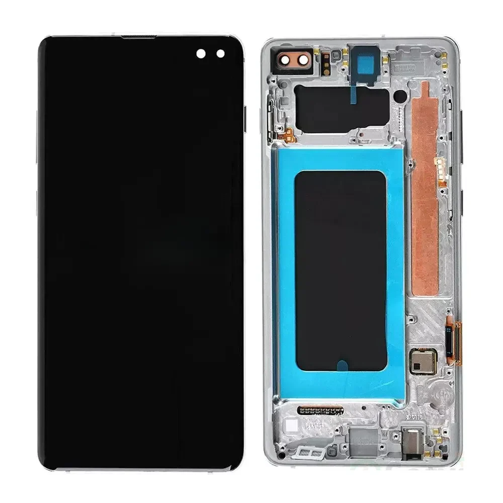 Lcd Display Combo Folder with Frame for Samsung Galaxy S10 Plus Black