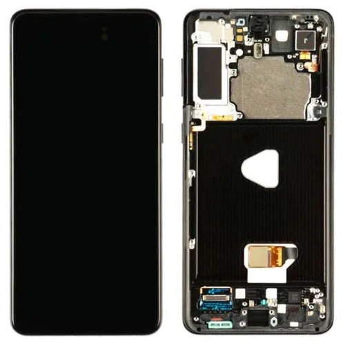 Lcd Display Combo Folder with Frame for Samsung Galaxy S21 Plus Black