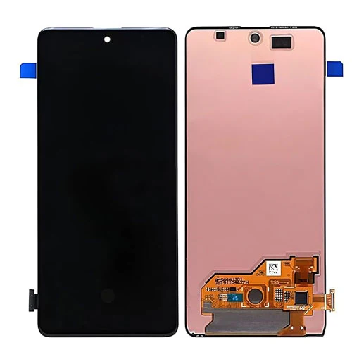 OLED Lcd Display Combo Folder for Samsung Galaxy A51 Black