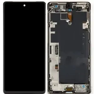 OLED Lcd Display Combo Folder with Frame for Google Pixel 6 Black