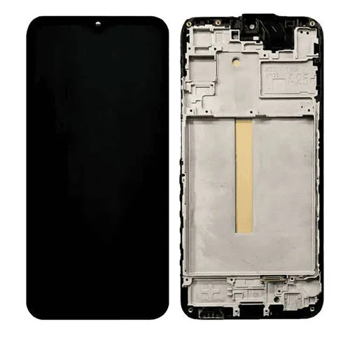 OLED Lcd Display Combo Folder with Frame for Samsung Galaxy A25 Black