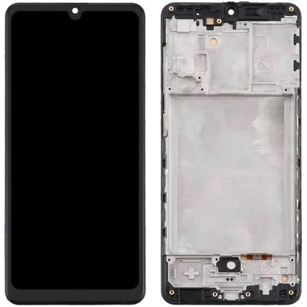 OLED Lcd Display Combo Folder with Frame for Samsung Galaxy A31 Black