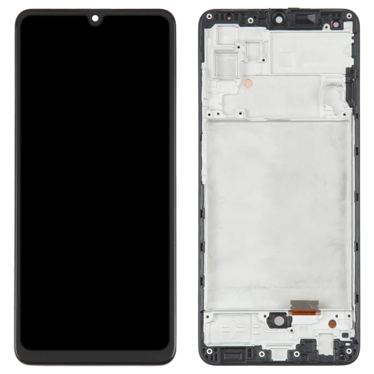 OLED Lcd Display Combo Folder with Frame for Samsung Galaxy A32 4G Black