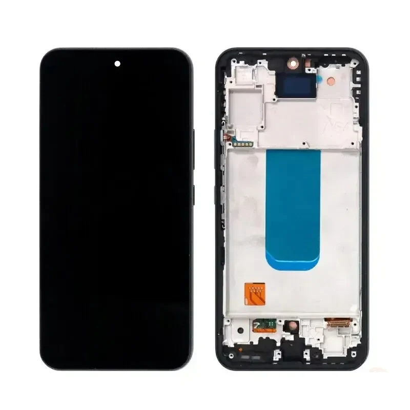 OLED Lcd Display Combo Folder with Frame for Samsung Galaxy A54 Black