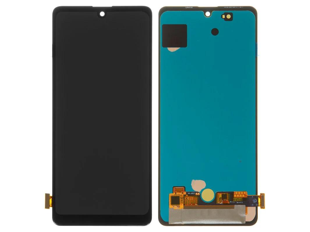 OLED Lcd Display Combo Folder with Frame for Samsung Galaxy A71 Black