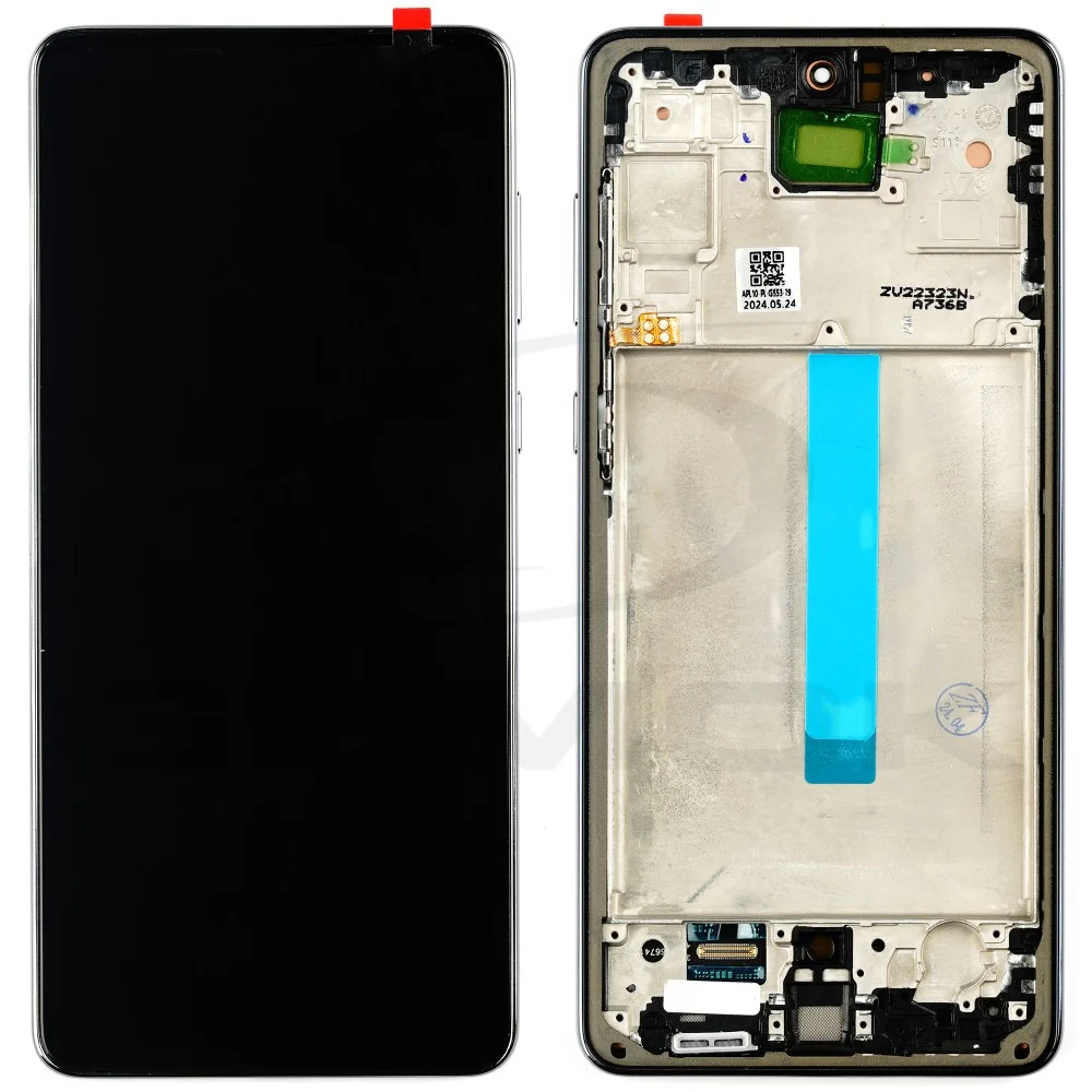 OLED Lcd Display Combo Folder with Frame for Samsung Galaxy A73 Black