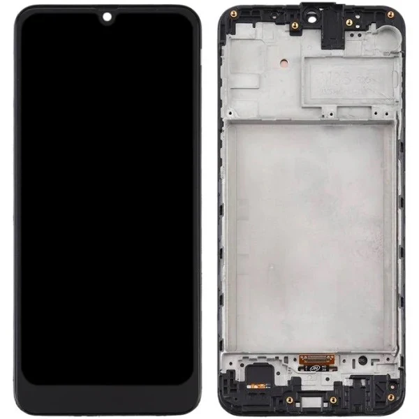 OLED Lcd Display Combo Folder with Frame for Samsung Galaxy M30 Black