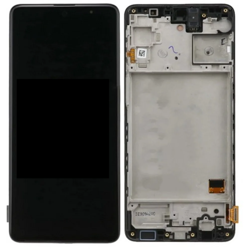 OLED Lcd Display Combo Folder with Frame for Samsung Galaxy M31s Black