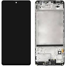 OLED Lcd Display Combo Folder with Frame for Samsung Galaxy M51 Black