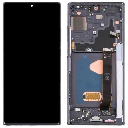 OLED Lcd Display Combo Folder with Frame for Samsung Galaxy Note 20 Ultra Black - Image 2