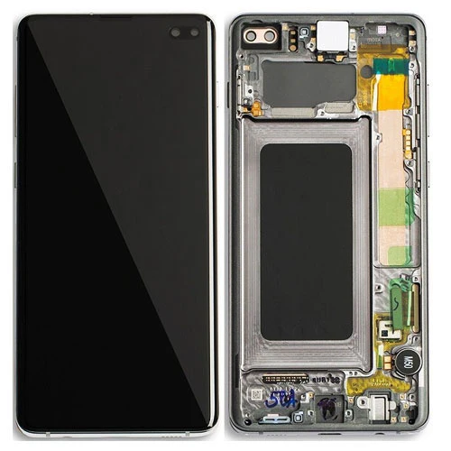 OLED Lcd Display Combo Folder with Frame for Samsung Galaxy S10 Plus Black