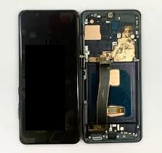 OLED Lcd Display Combo Folder with Frame for Samsung Galaxy S20 Ultra Black